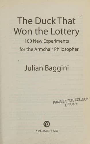 Cover of The Duck That Won the Lottery