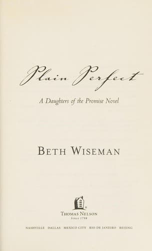 Cover of Plain perfect