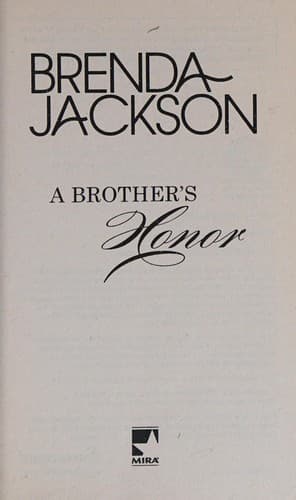Cover of THE BROTHER'S HONOR. BK #1