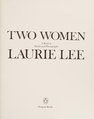 Cover of Two women