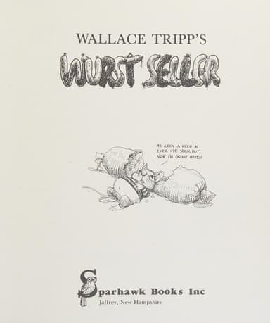 Cover of Wallace Tripp's Wurst seller.