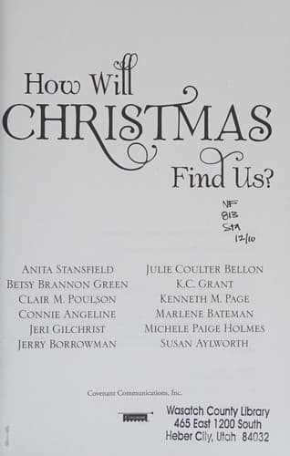 Cover of How will Christmas find us?