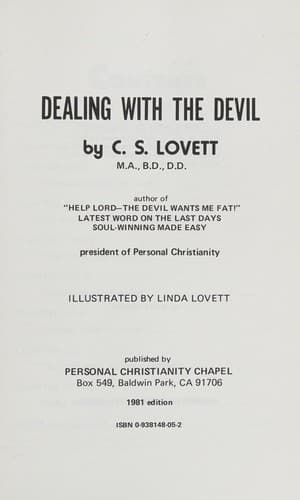 Cover of Dealing with the Devil