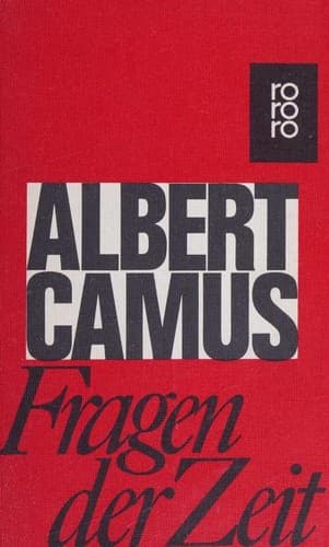 Cover of Fragen der Zeit. Essays.
