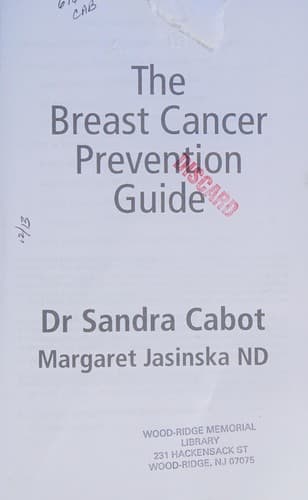 Cover of The breast cancer prevention guide