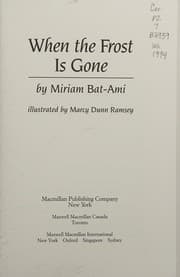 Cover of When the frost is gone