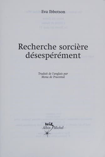 Cover of Recherche sorcière désespérément
