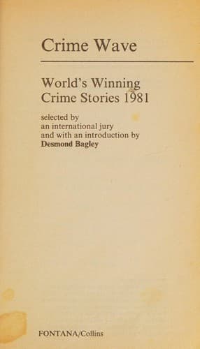 Cover of Crime wave