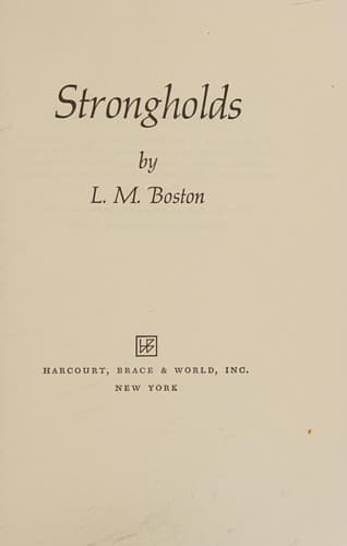Cover of Strongholds