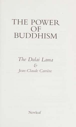 Cover of Power of Buddhism