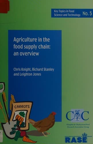 Cover of Agriculture in the Food Supply Chain