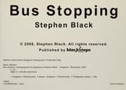Cover of Bus stopping