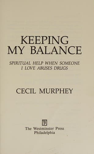 Cover of Keeping my balance