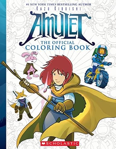 Cover of Official Amulet Coloring Book