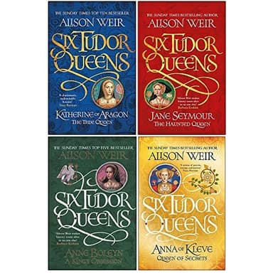 Cover of Alison Weir Six Tudor Queens Collection 4 Books Set