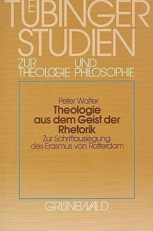 Cover of Theologie Aus Dem Geist Der Rhetorik