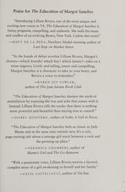 Cover of The education of Margot Sanchez