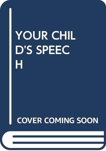 Cover of Your Child's Speech