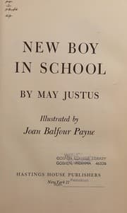 Cover of New boy in school
