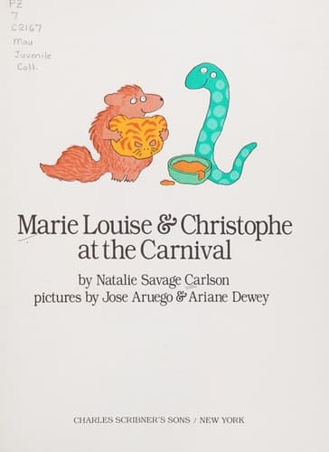 Cover of Marie Louise & Christophe at the carnival
