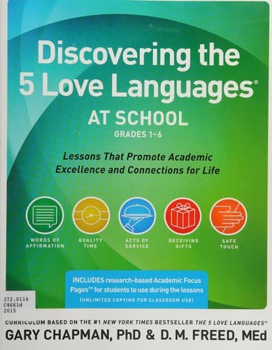 Cover of Discovering the 5 Love Languages at School