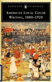 Cover of American local color writing, 1880-1920