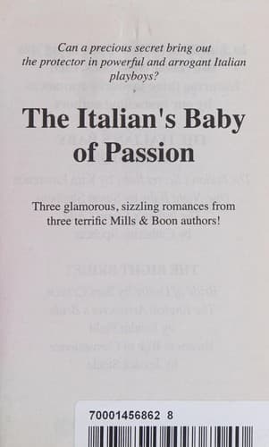 Cover of Italian's Baby of Passion