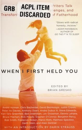 Cover of When I First Held You