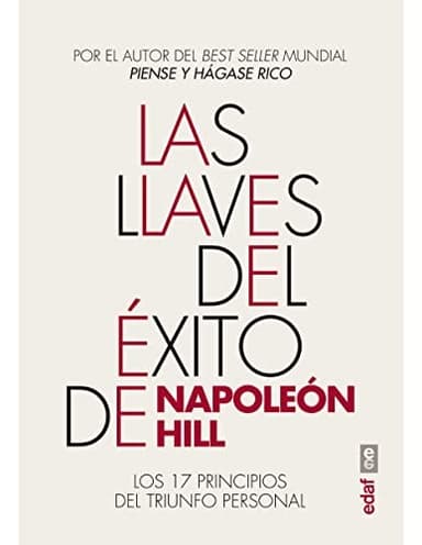 Cover of Las llaves del éxito de Napoleón Hill