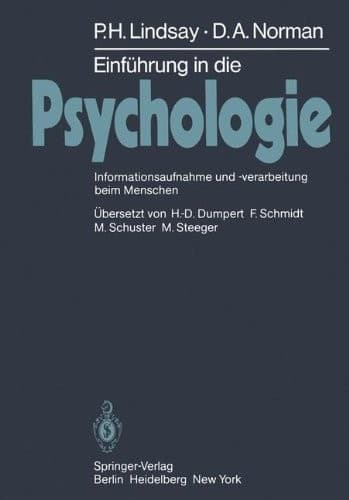 Cover of Einfa1/4hrung in Die Psychologie