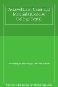 Cover of 'A' level law