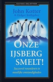 Cover of Onze ijsberg smelt! - Succesvol veranderen in moeilijke omstandigheden