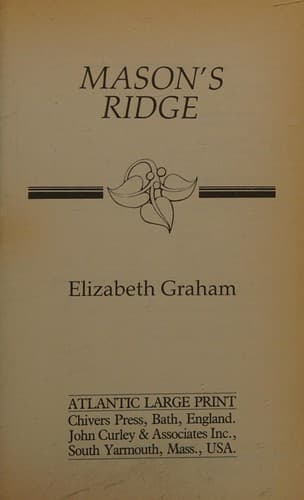 Cover of Mason's ridge