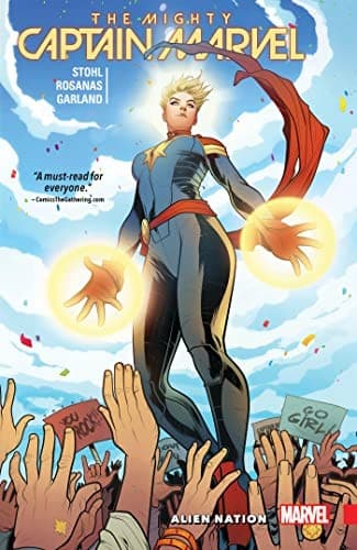 Cover of The mighty Captain Marvel