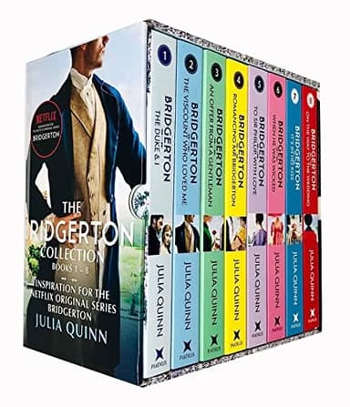 Cover of The Bridgerton Collection  Inspiration for the Netflix Original Series 8 Books Set