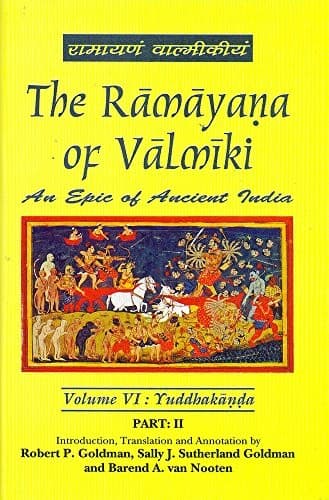 Cover of The Ramayana of Valmiki : 6 Volumes in 7 Parts