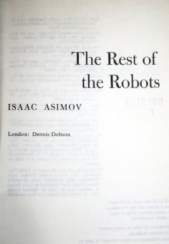 Cover of Eight Stories From Rest of the Robots (First Law / Galley Slave / Lenny / Let's Get Together / Risk / Robot AL-76 Goes Astray / Satisfaction Guaranteed / Victory Unintentional)