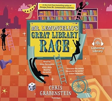Cover of Mr. Lemoncello's great library race