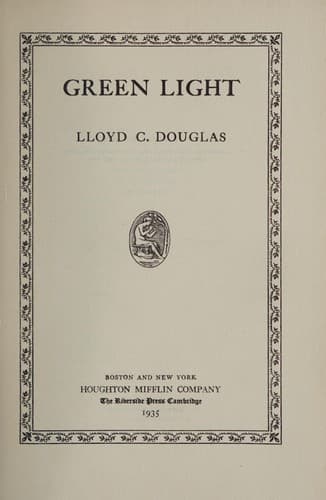 Cover of Green light