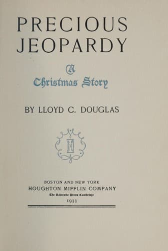 Cover of Precious jeopardy