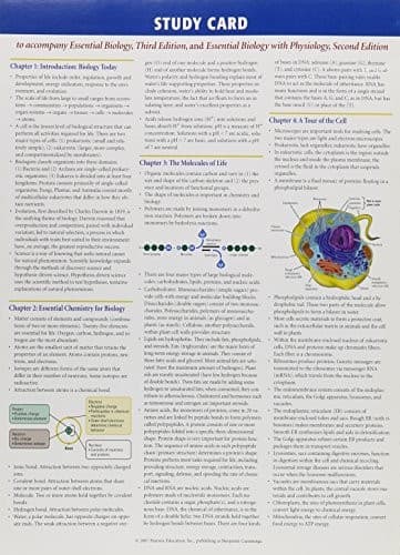 Cover of Study Card for Essential Biology
