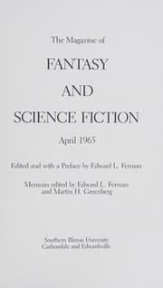 Cover of The Magazine of fantasy and science fiction, April 1965