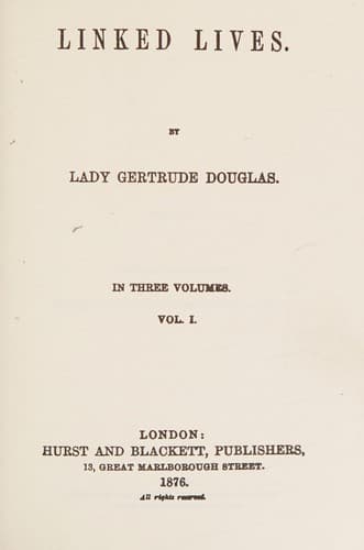 Cover of Linked lives