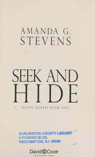 Cover of Seek and hide
