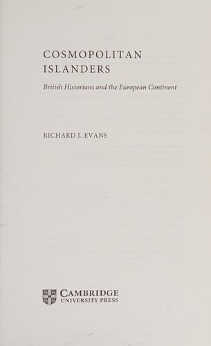 Cover of Cosmopolitan Islanders