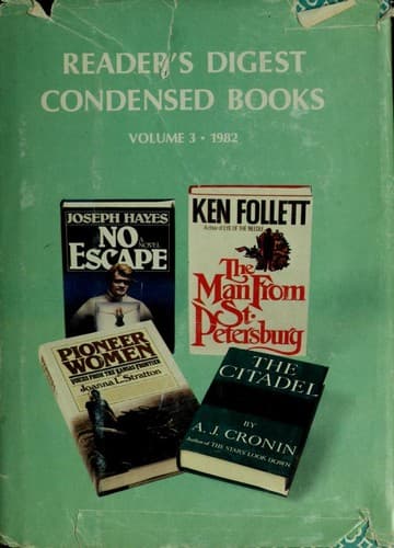 Cover of Reader's Digest Condensed Books--Volume 3 1982