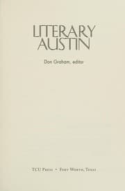 Cover of Literary austin