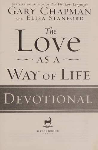 Cover of The love as a way of life devotional
