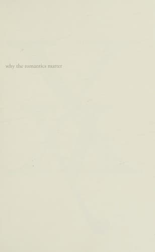 Cover of Why the romantics matter