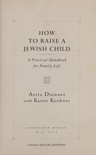 Cover of How to Raise a Jewish Child